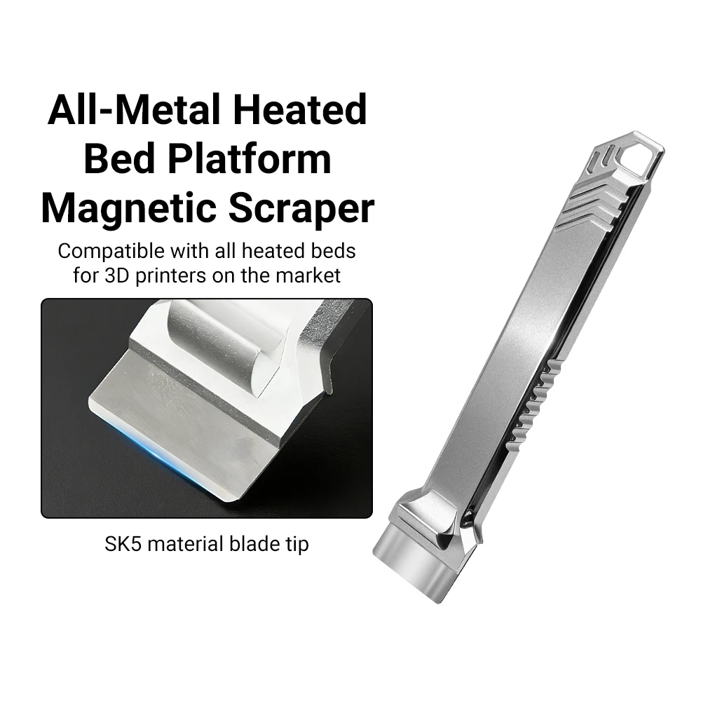 New Arrival FDM 3D Printer Scraper All Metal CNC Machined SK5 Blade Cleaning Tool Shovel For Bamboo Lab CR Voron