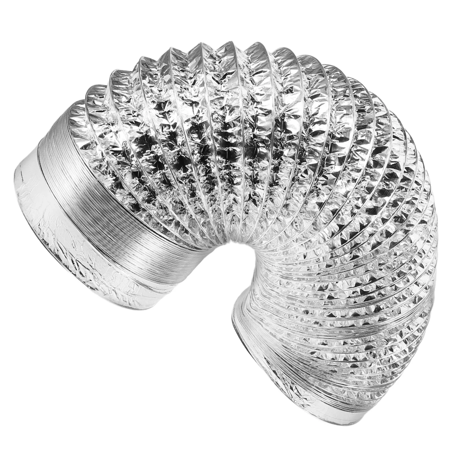 Exhaust Pipe Hose for Stove Chimney Metal Flue Drying Tube Heating Aluminum Foil Vent Range Hood Air