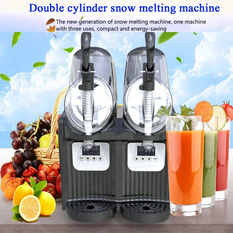 Commercial Electric Frozen Drink Slush Slushy Making hine Smoothie Maker Snow Melting hine