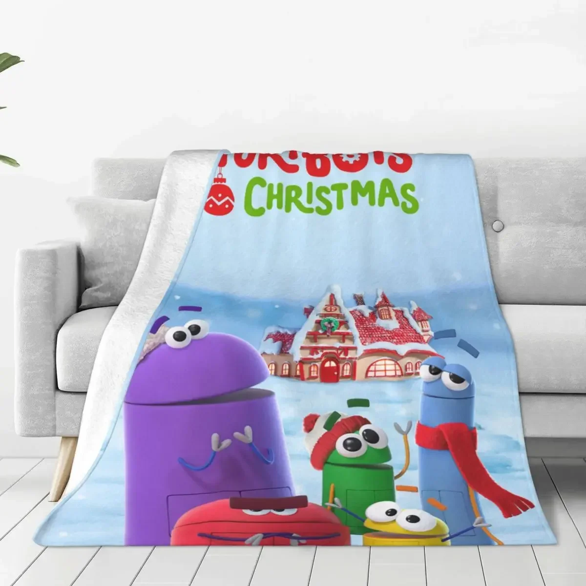 Ask The StoryBots Cartoon Blankets Sofa Cover Fleece All Season Girls Kids Children Soft Throw Blanket for Home Couch Bedspread