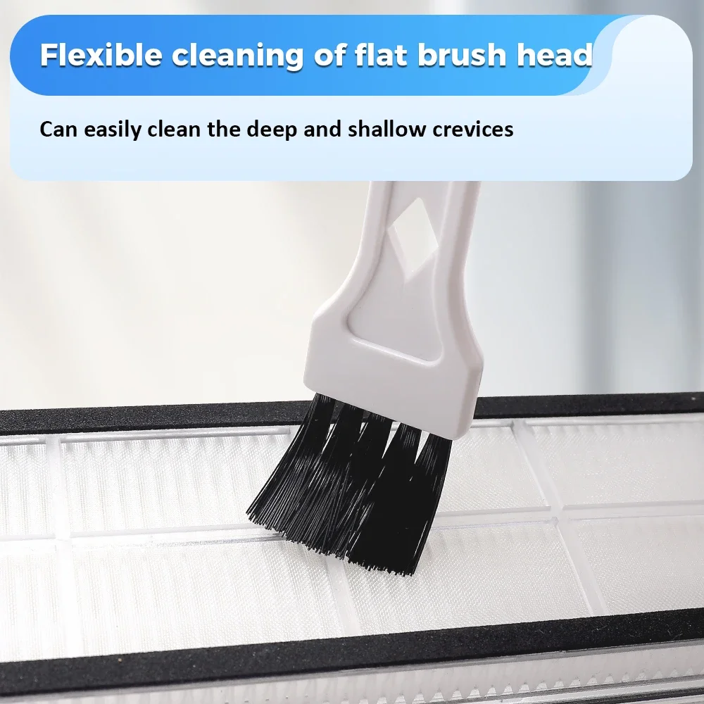 Universal Cleaning Brush Soft Brush for Dyson V7 V8 V11 Vacuum Cleaner Dedicated Cleaning Parts Flat Dusting Brush Accessories