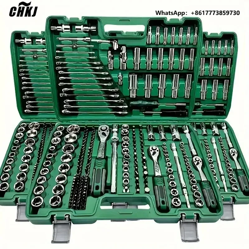 

CHKJ Repair DIY Tool Kit Hand Power Source Ratchet Wrench Set Bike Maintenance Garden OEM Customized Tools Set