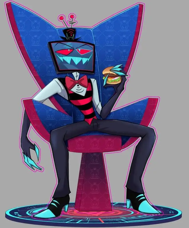 15Cm Acrylic Standees for Hazbin Hotel Creative Desktop Decorations Anime Character Standing Plates Niffty Vaggie Charlie Husk