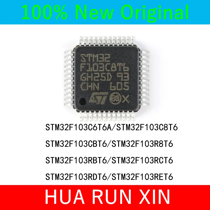 100% New STM32F103RFT6 STM32F103RGT6 STM32F103V8T6 STM32F103VBT6 STM32F103VCT6 STM32F103VDT6 STM32F103VET6 STM32F103VGT6