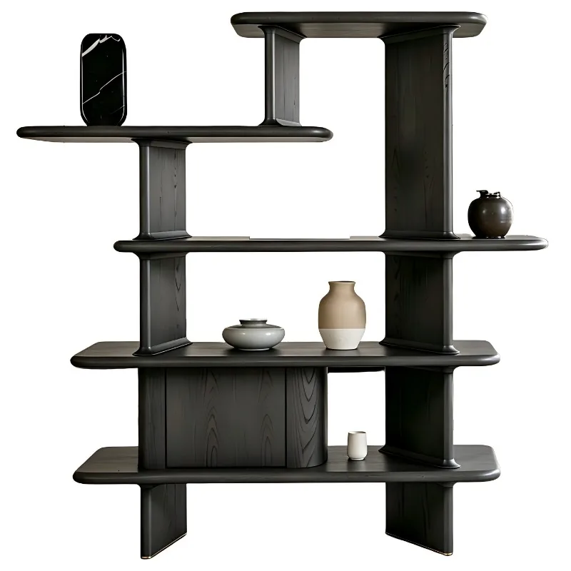 

Medieval style paint bookcase bookshelf modern simple shelf display rack floor-to-ceiling multi-layer bookshelf display cabinet