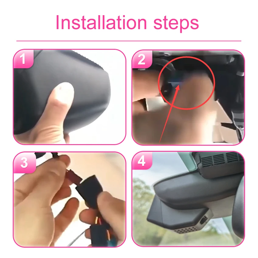 4K Dash Cam For Lexus ES ES300h 300h ES260 ES200 ES330 ES250 ES350 200 260 F SPORT 2015-2026 Car DVR Plug and Play DashCam Camer
