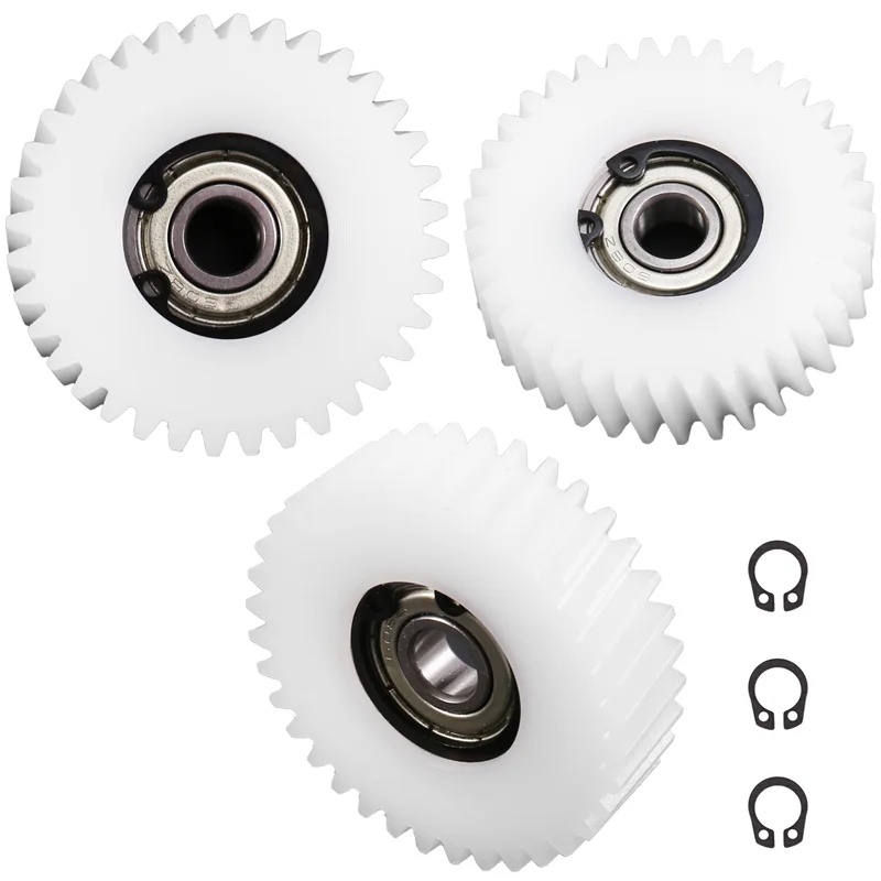 

A74K-Electric Bike Gear Wheel Hubs 3Pc 47.5X13.5Mm Planetary Gear 36T Oblique Teeth Helical Gears With 608Zz 8Mm Bearings