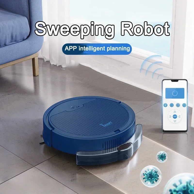 3 in 1 APP Remote Control Robot Cleaner Smart Super Quiet Sweeping and Vacuuming Sweeper Cleaning Machine for Home Office Use