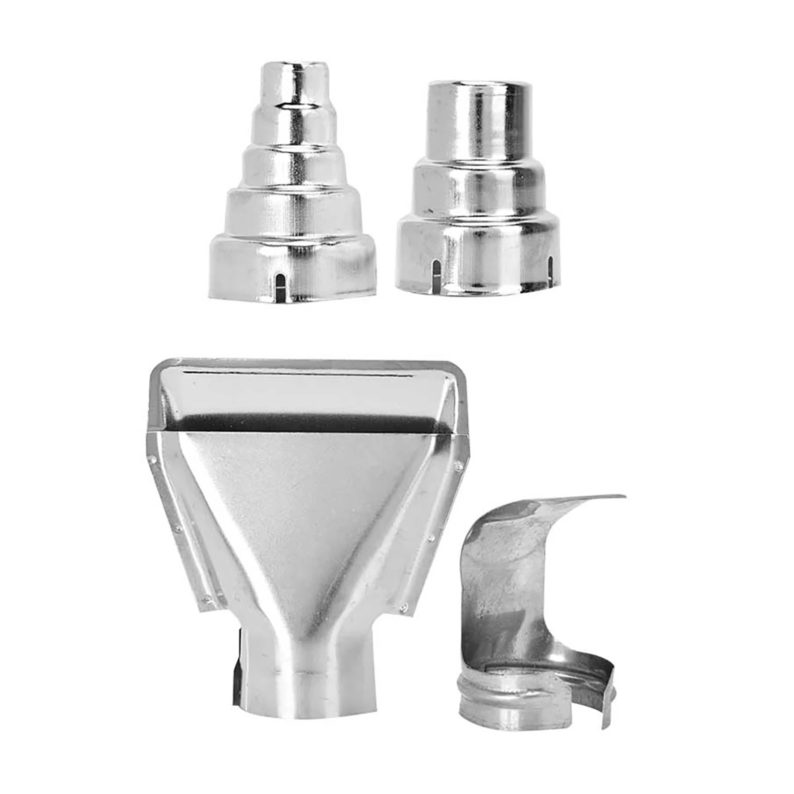4Pcs Heat Gun Nozzle Set Hot Air Gun Accessories for Shrink Wrap Heat Shrinking Soldering Welding Industrial Tool Attachments
