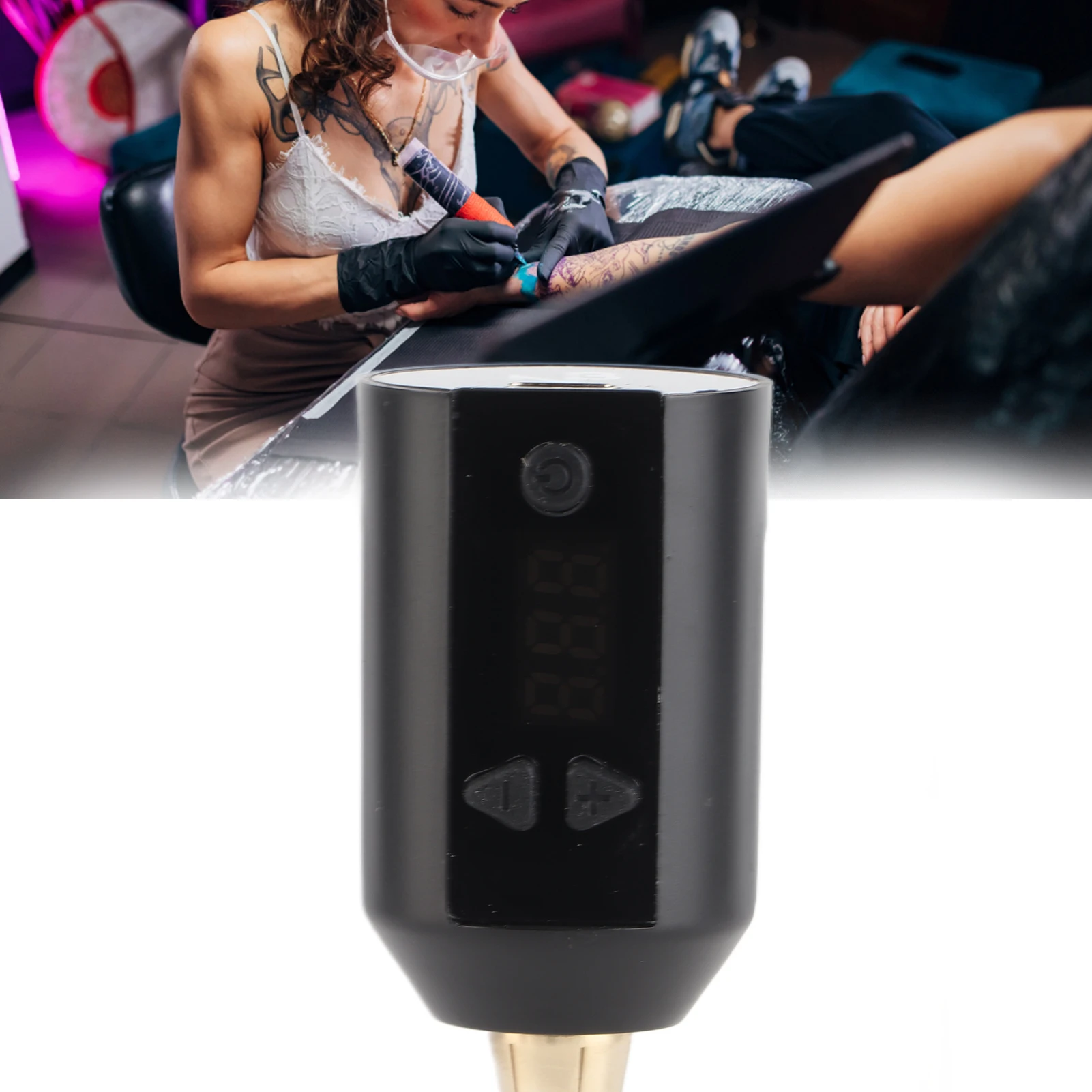 

Новый источник питания для татуировки 3‐12 В с зарядкой через USB, беспроводной интерфейс 1500 мАч, аккумулятор для ручки для татуировки, беспроводной источник питания для татуировки