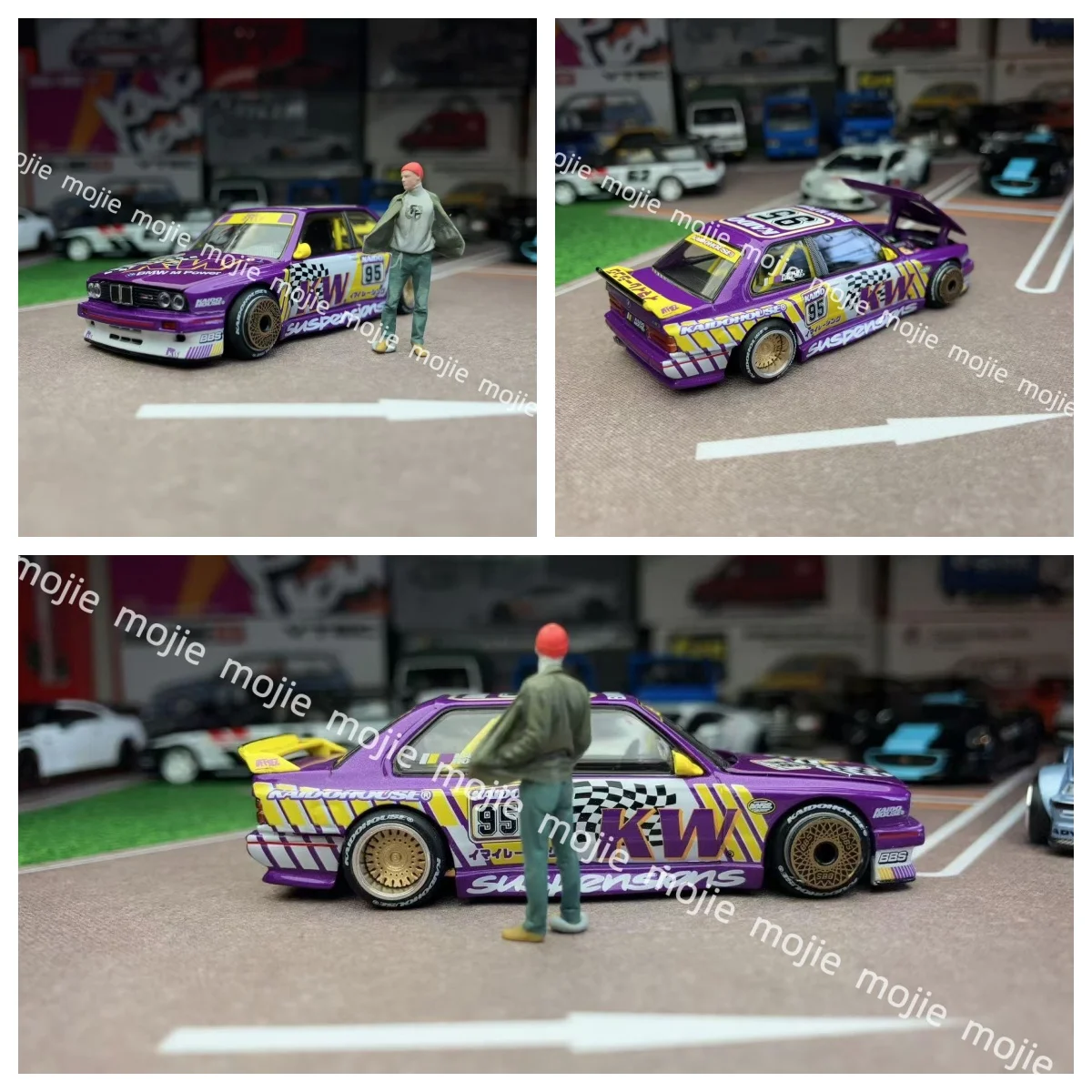 

Kaido House 1:64 M3 Kaido KW V1 – Purple #194 With Figure Diecast Model Car