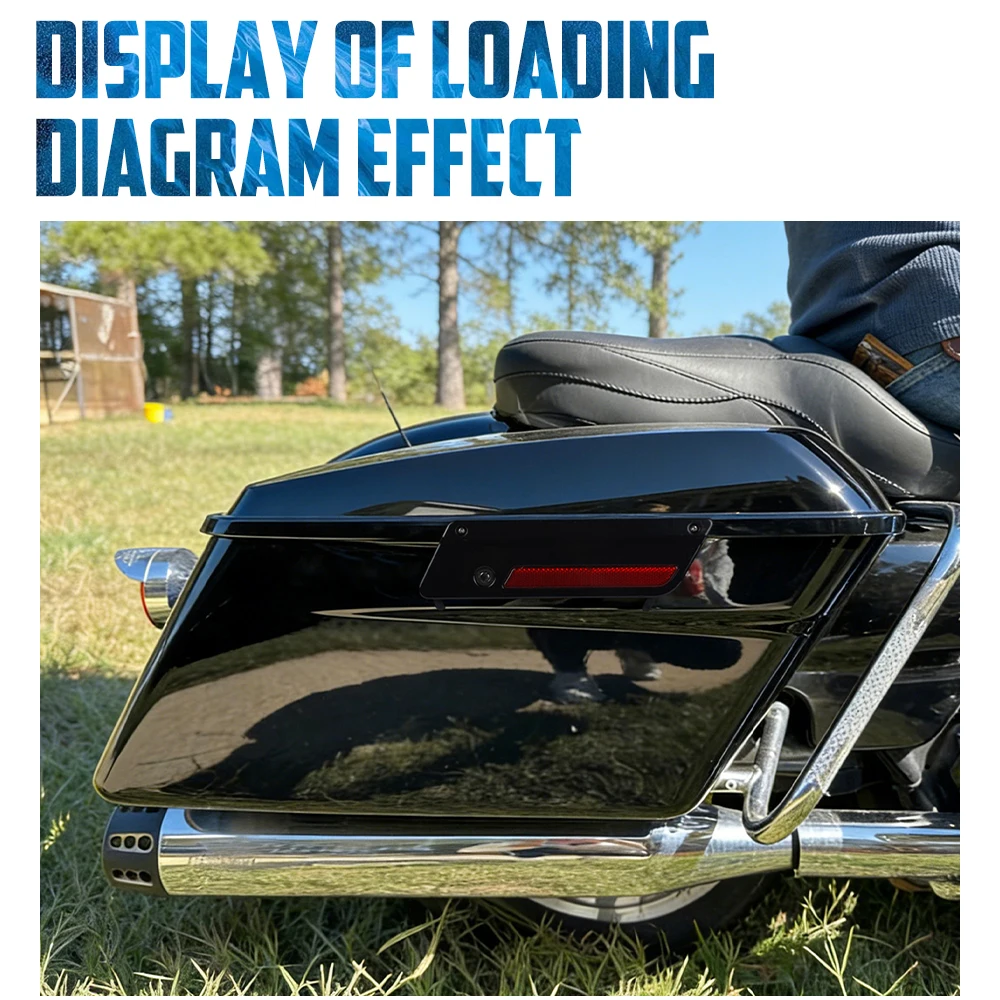 Motorcycle Saddlebag Hard Saddle Bags For Harley Touring 1994-2013 Road King Street Road Electra Glide Ultra Classic Luggage Box view 2