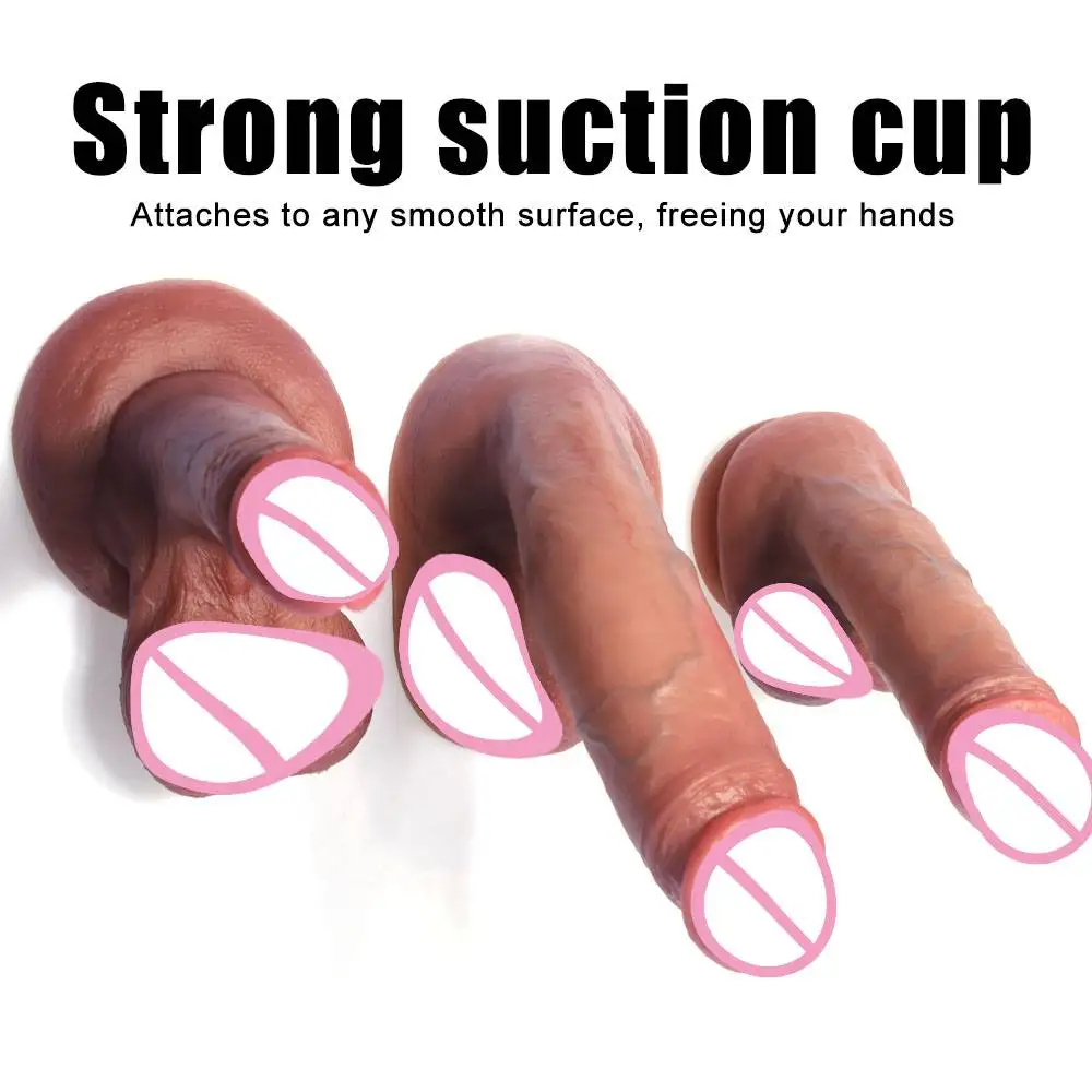 Realistic Big Dildo Huge Silicone Penis Dong With Suction Cup For Women Masturbation Lesbain Anal Sex Toys For Adults 18