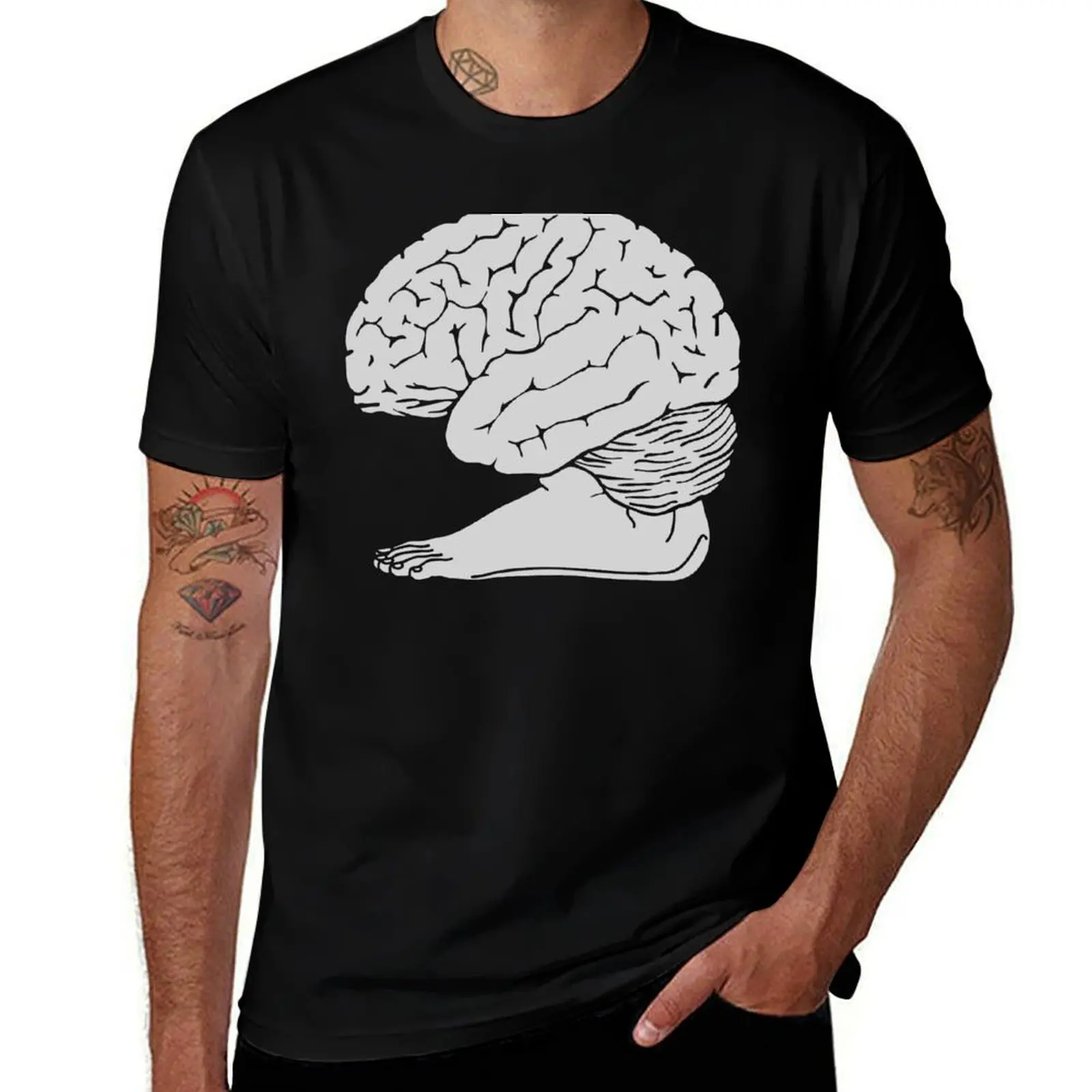 Braindance Logo T-Shirt Breathable Gym Short Sleeve T-Shirt