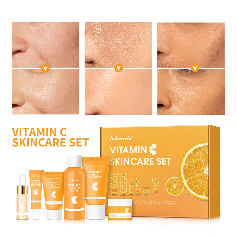 Complete Vitamin C Skin Care Kit - Fight Pigmentation, Smooth Wrinkles, for a Youthful Glow and Nurture Your Skin