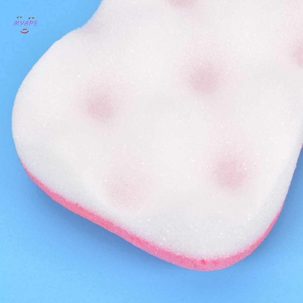 1pc 14x8x6cm Bath Sponge Massage Multi Shower Exfoliating Body Cleaning Scrubber Cleaning