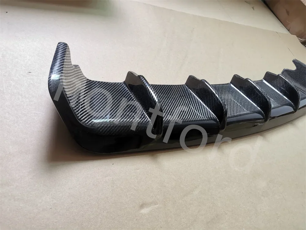 958 Carbon Fiber Rear Bumper Lip Rear Diffuser for Porsche Cayenne 958.2 Car Body Kit 2016 2017 2018