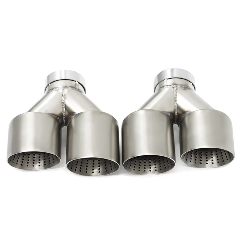 Quad Koolstofvezel Uitlaat Tip Voor BMW F10 F11 535d 535i 640i 640d Auto Uitlaatsysteem Nozzle Uitlaat Tuning Uitlaat Tip