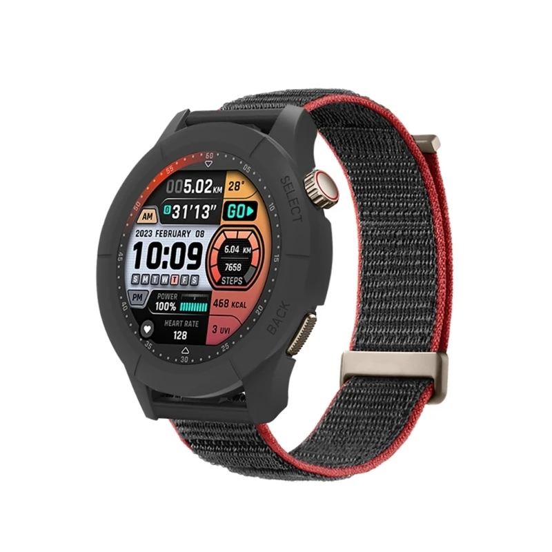 Sarung pelindung layar untuk Amazfit Cheetah Pro, sarung pelindung ponsel pintar bingkai tahan guncangan cakupan tepi penuh