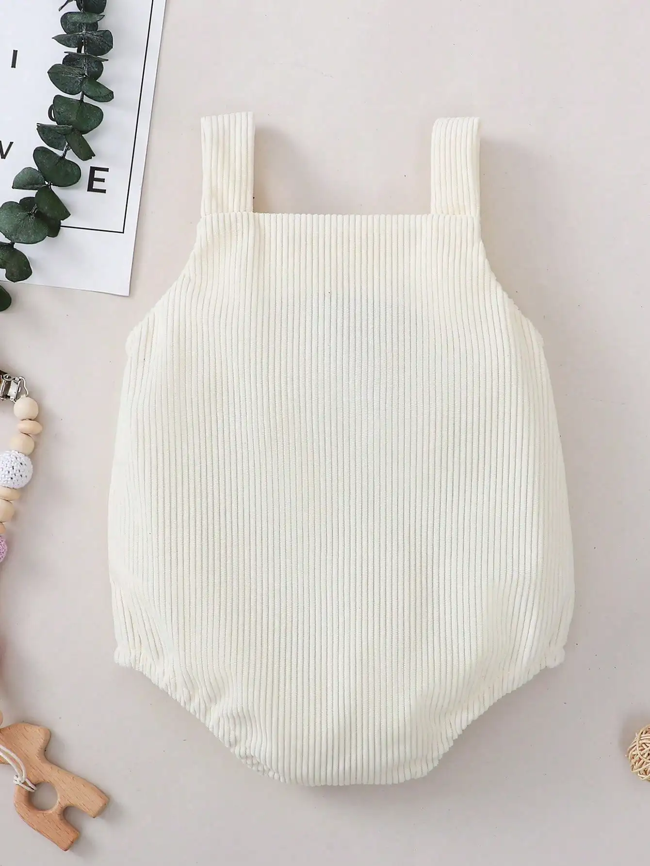 Unisex Baby Rainbow Embroidery Romper 0-24M Cute Casual Infant Onesie for Boys Girls view 3