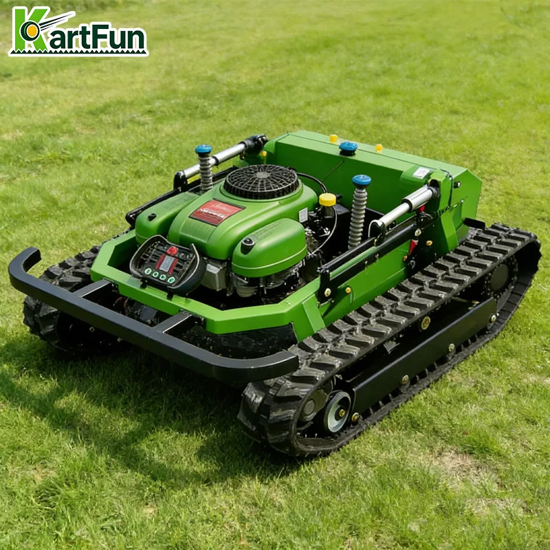

Commercial Remote Control Lawn Mower 196cc 800mm High Efficiency Low Failure Rate RC Mower for Professional Garden Service