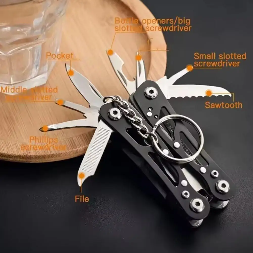 Multi-tool Pocket Knife Pliers Folding Mini Portable Fold Outdoor Tactical Hunting Survival Rescue Multipurpose Repair Tool