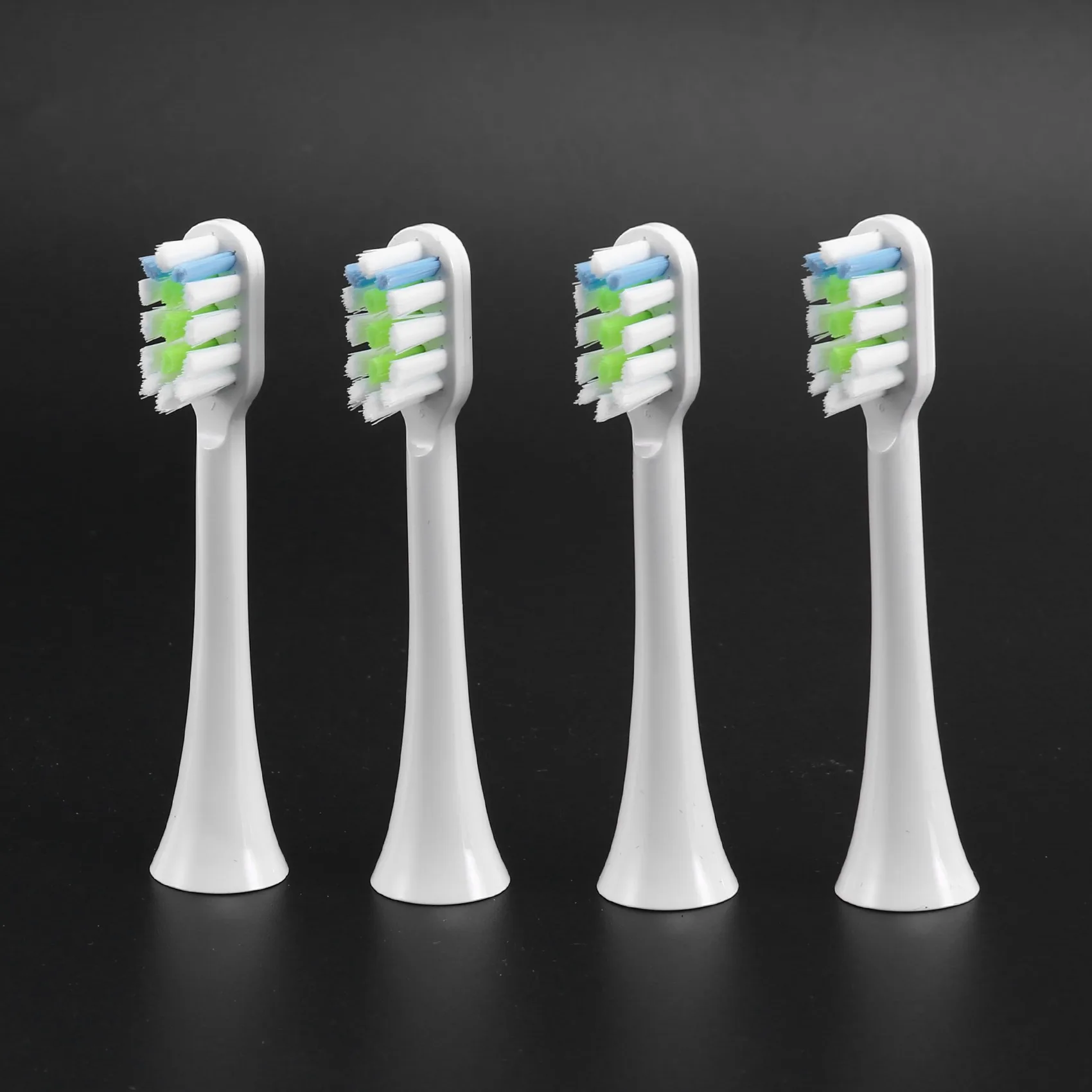 Têtes de rechange pour brosse à dents électrique V1bery/X3U bronch/ bery/X5, blanches, 4 pièces