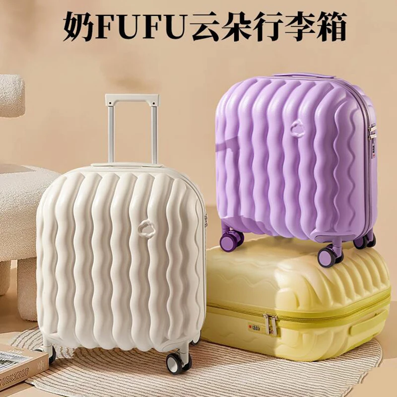 Cloud new luggage 20 inch small password boarding box 24 inch girl high appearance level travel trolley box suitcase