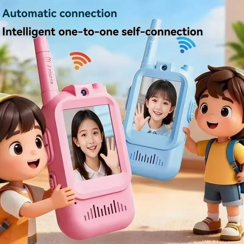 Walkie-talkie video per bambini, simpatico gioco interattivo per bambini giocattolo da esterno