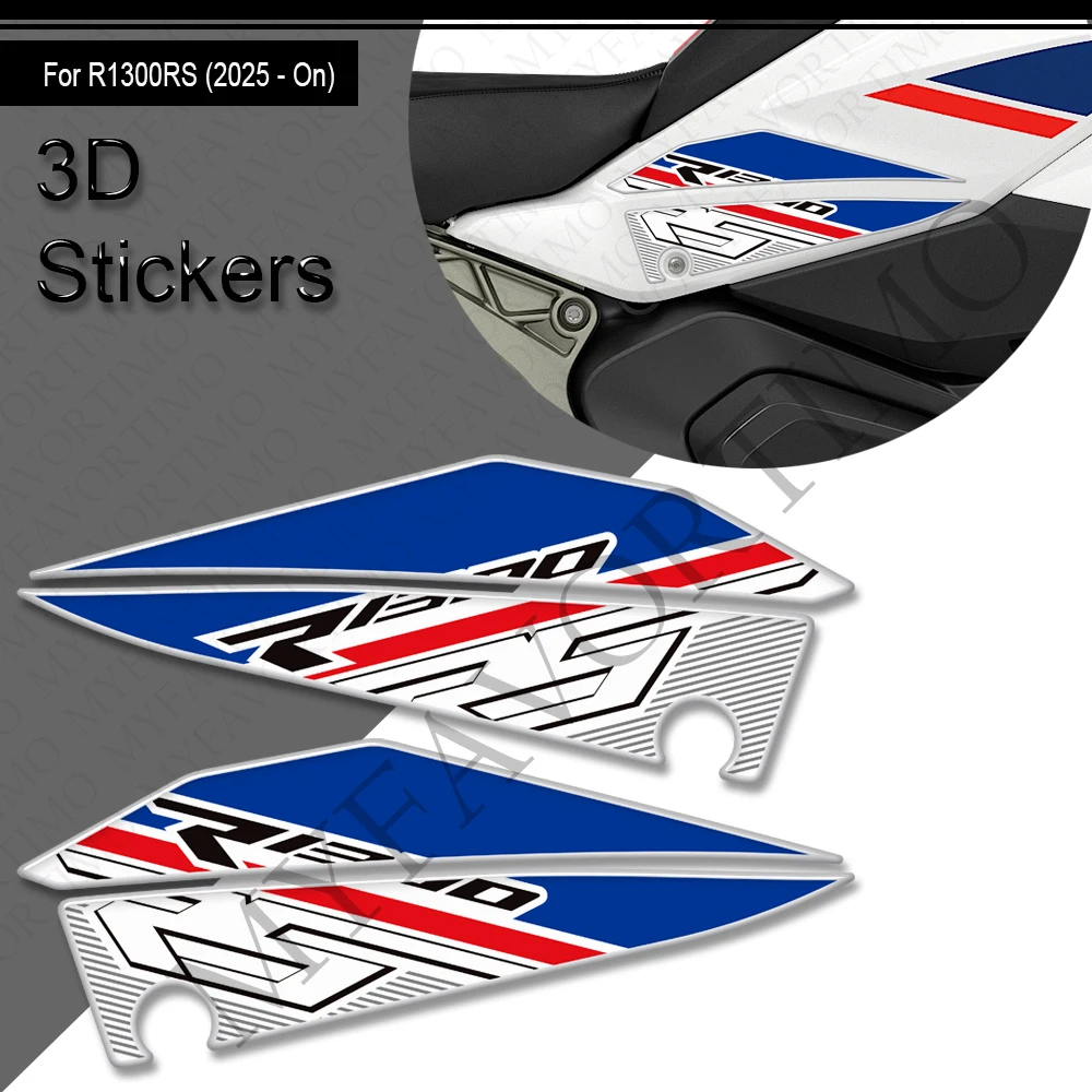  Compatible For R 1300RS R1300 R1300 RS Motorcycle Protector Tank Pad Cap Grips Gas Fuel Oil Kit Knee Stickers 2025 2026