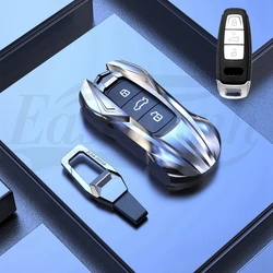 Car Zinc Alloy Key Case Cover Holder Shell For Audi A3 A4 A5 A6 A7 A8 Quattro Q3 Q5 Q7 S4 S5 S6 S7 S8 R8 TT Car Decorations