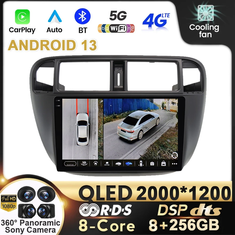 

Android 13 Car Radio Carplay For Honda Civic (EJEKEM) 1995-2001RDS GPS Built 2din DVD Player 5.1 DST Video Navigation Multimedia