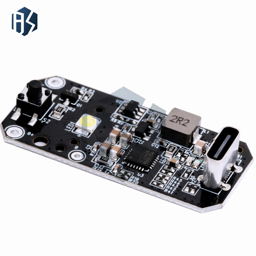 2S Lithium Battery Boost Charging Module – 15W High-Power, Fast Charger with Handheld SOS Function