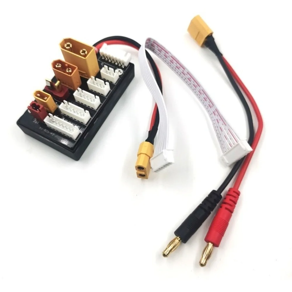 

New Lipo Parallel Charging Board Multi 2S-6S T & XT60 Plug Balanced Charging Board Charging Plate XT60 Plug Charger RC Equipment