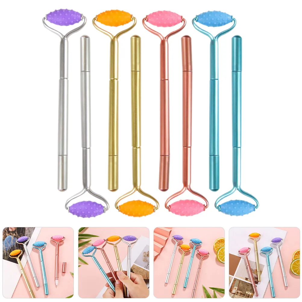 

Набор из 8 ручек для снятия стресса: креативные гелевые ручки в форме массажера, гладкое письмо, износостойкие, портативные, милые ручки для студентов и заметок