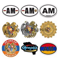 Armenia ARM AM National Flag Car Sticker Car Stickers Decorate Cars, Rooms, Wardrobes, Desks,Computer Decal
