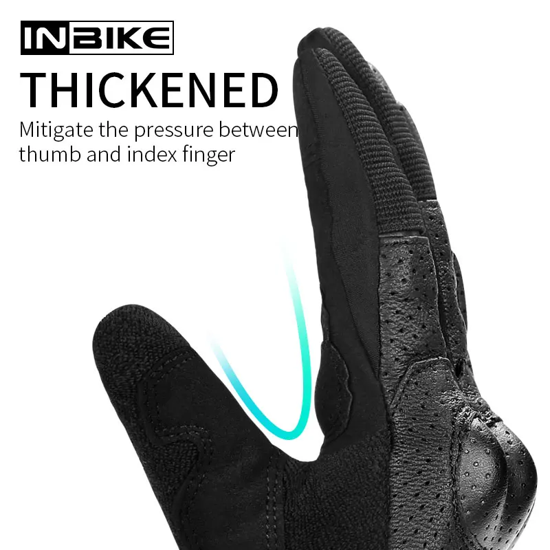 INBIKE Motorcycle Gloves for Men Motorbike Gloves Autumn Summer Motorcross Gloves Man Riding Motor Gloves For Motorcyclist IM801