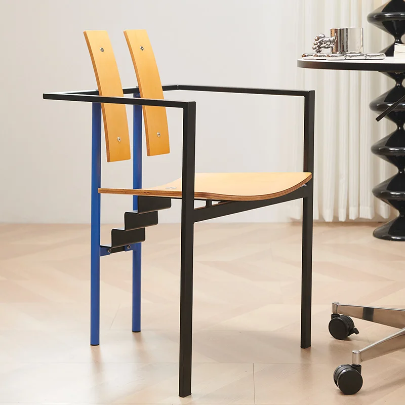 Designer chair Nordic minimalist retro restaurant cafe armchair