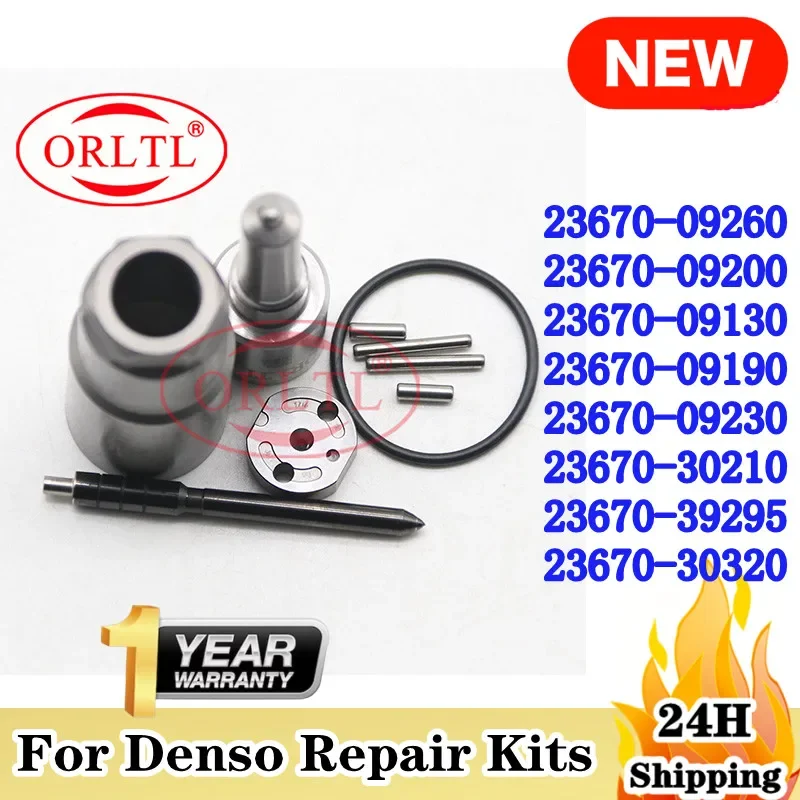 

ORLTL Injector Repair kits For DENSO 23670-09260 23670-09200 23670-09130 23670-09190 23670-09230 23670-30210 23670-39295
