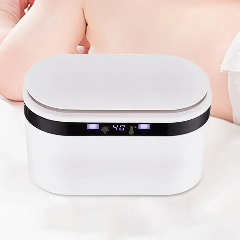 Thermostatic Wipes Warmer Portable USB Toddler Wet Wipes Heater Safe and Hygienic Wipes Dispenser Warmer for Car Travel Picnic