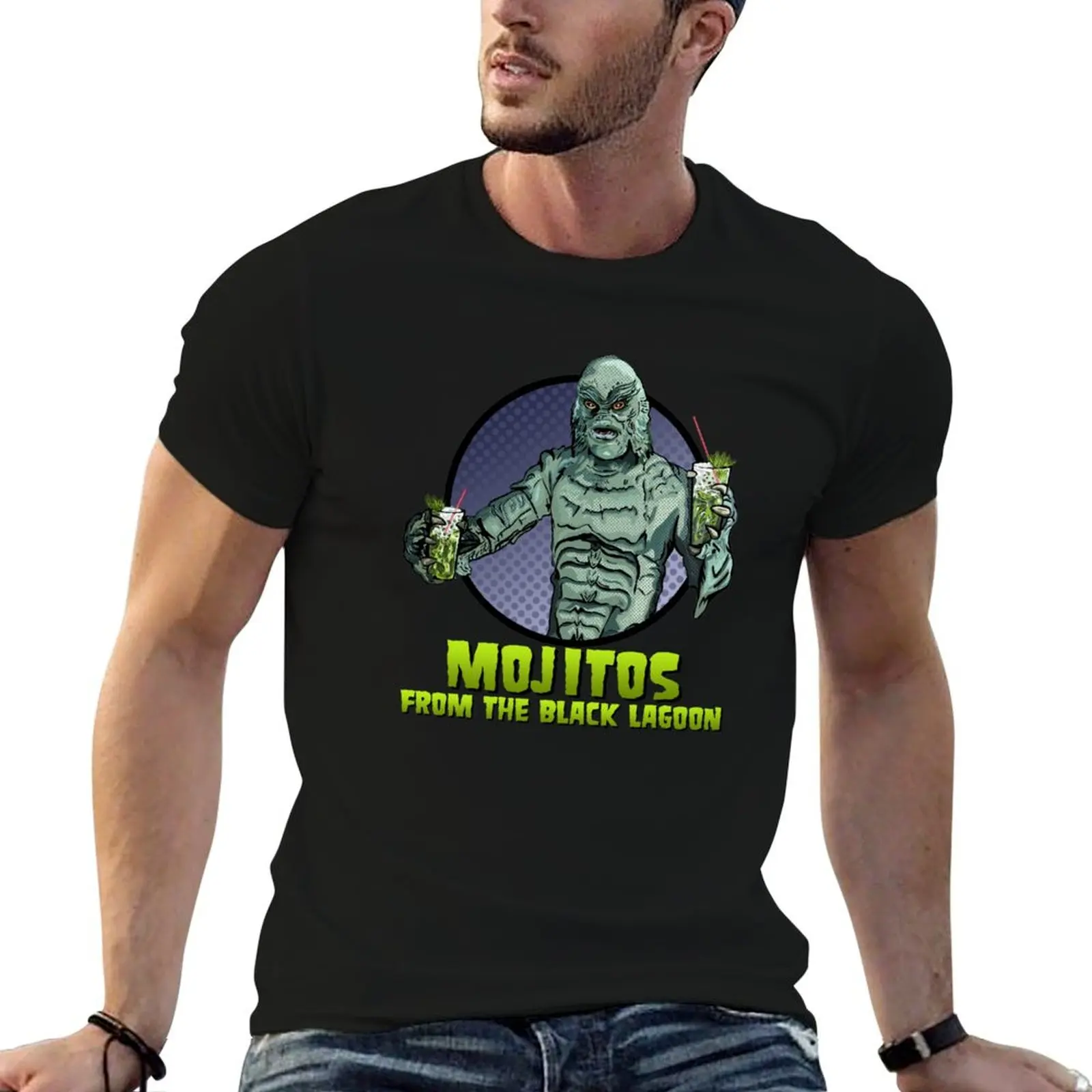 Mojitos From The Black Lagoon T-Shirt customs design your own oversizeds anime figures anime tshirt t shirts for men pack