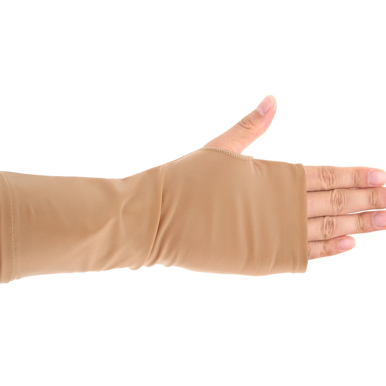 

1 пара солнцезащитных рукавов для женщин, охлаждающая ткань с защитой от ультрафиолета, тонкие дышащие грелки для рук для путешествий, вождения и пешего туризма