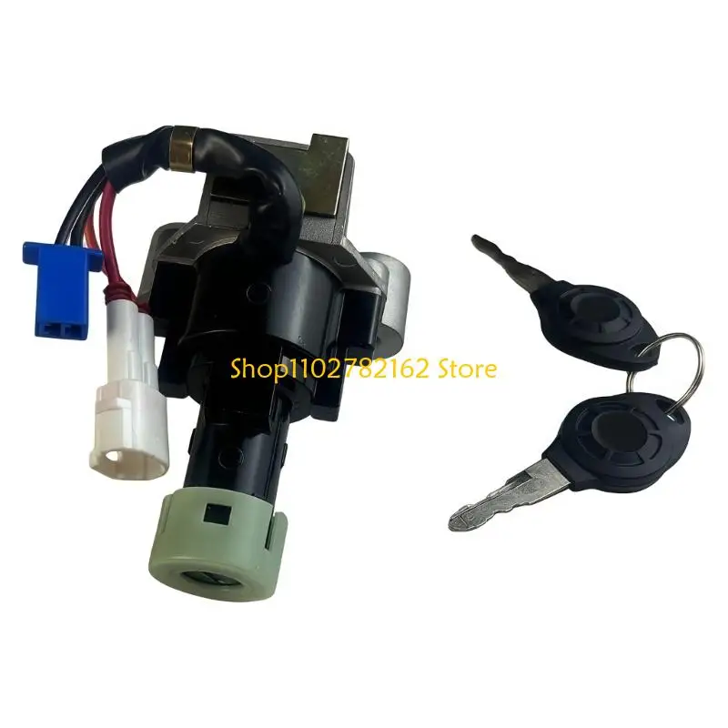 547B Motorcycle Ignition Starter Lock Assembly with 2 Keys for 49cc 50cc Repair Use 4