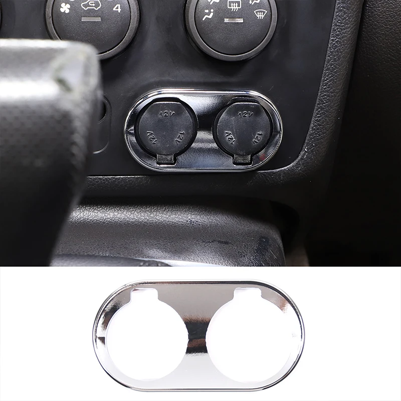 

For Hummer H3 2005-2009 Aluminum Alloy Central Control Cigarette Lighter Socket Decorative Frame Car Accessories