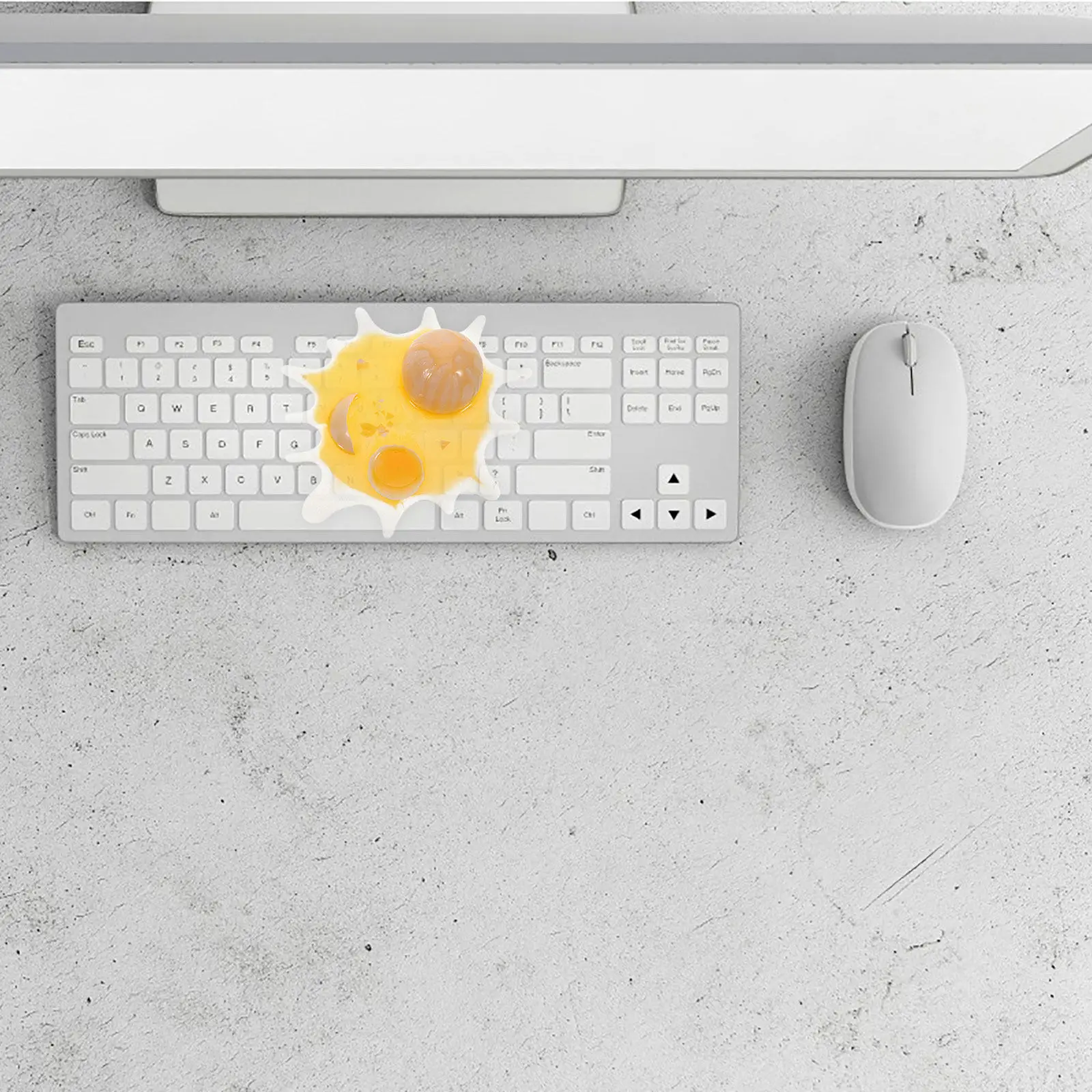 

Prank Novelty Realistic Fake Yellow Cracked Egg for April Fools Day Office and Party Pranks Trick Props