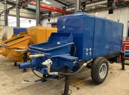 YG Customized Self-Loading 55m³/h Concrete Pump With Automatic Feeding System And Twin-Piston Pump Ensuring High Efficiency Conc