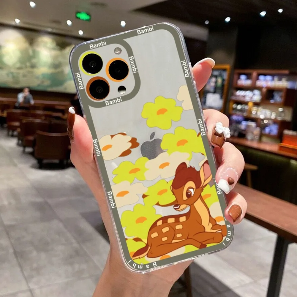 Cute Disney Bambi Littl Dee Phone Case For IPhone 11,12,13,14,15,15 Pro,13 Promax,14 Plus,15 Mini,16,16plus,16promax