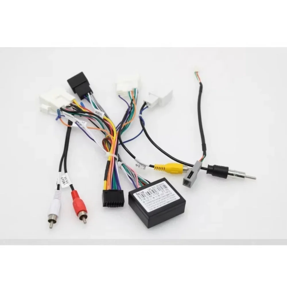 Conjunto de Fiação de 16 PINOS com Decodificador CANBUS para Toyota Corolla RAV4 Hilux 4RUNNER Avalon XX50 Camry XV70 Sienna XL30 2018+