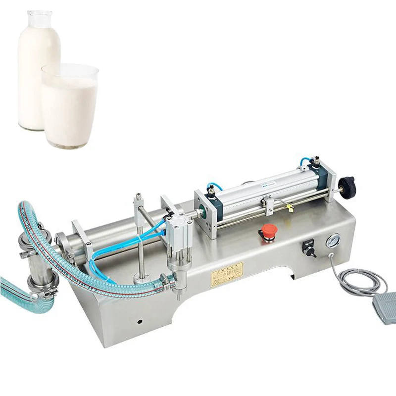 Filling Machine Single Nozzle Liquid Quantitative Filling Equipment 10-1000ml Stainless Steel Liquid Filling Machine