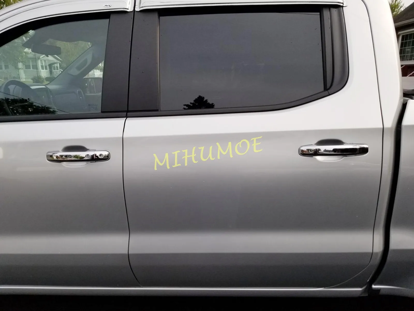 Chrome Car Door Handle Strip Cover Trim For GMC Sierra 1500 2500HD 3500HD Canyon Chevrolet Silverado Colorado Tahoe Suburban
